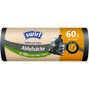 Atkritumu maisiņi bez aizdares (melni) 60l x 10gab., Swirl