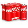 B/a gāzēts dzēriens 6x0.33l CAN, Coca Cola