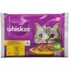 Barība kaķiem mīkstā 7+ mājputnu gaļas Izlase 4x85g, Whiskas