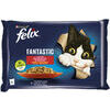 Barība kaķiem mīkstā, gaļas izlase Fantastic Felix 4x85g, Purina