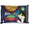 Barība kaķiem mīkstā Jellies gaļas izlase Sensations Felix 4x85g, Purina