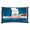 Barība kaķiem mīkstā (vista/lasis/liell./tr.) 4x85g, Gourmet Perle