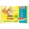 Barība kaķiem mīkstā Zivju izlase Friskies 4x85g, Purina