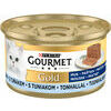 Barība kaķiem pastēte tuncis, makrele 85g, Gourmet Gold