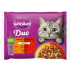 Barība kaķiem Pouch Tasty Duo Classic 4x85g, Whiskas