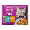 Barība kaķiem Pouch Tasty Duo Zivs un Gaļa 4x85g, Whiskas