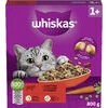 Barība kaķiem sausā ar liellopa gaļu 800g, Whiskas