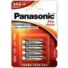 Barošanas elementi PRO 03PPG AAA 4gab., Panasonic