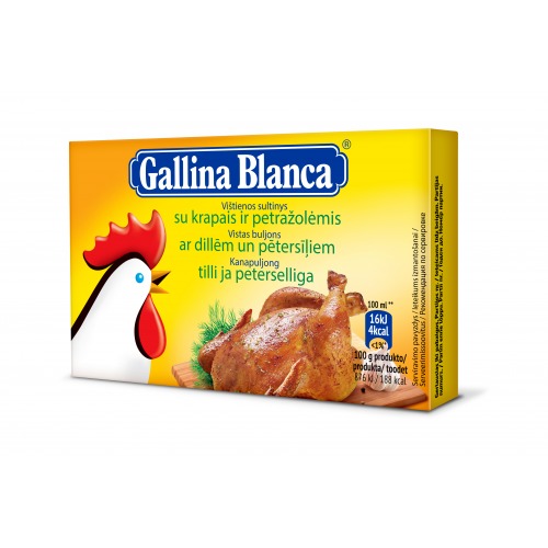 Buljons vistas ar dillēm-pēters. 8x10g, Gallina Blanca