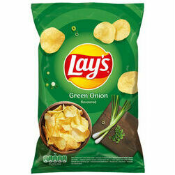 Čipsi ar zaļo lociņu garšu 200g, Lays