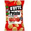 Čipsi kartupeļu ar tomātu garšu 90g, O'Byte