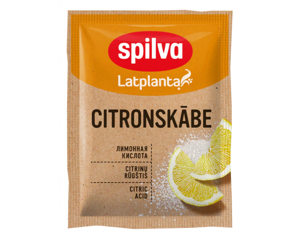 Citronskābe 30g, Spilva e-latts.lv Tavs mājas LIELVEIKALS - Ātra ...