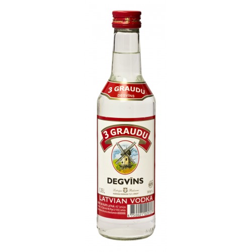 Degvīns 3 Graudu 38% 0.35l