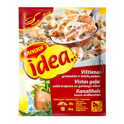 Garšv. Maggi ideja Vista garšv.-krējuma mērcē 30g