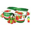 Jogurts Activia ar zemenēm un bifido baktērijām 4x120g, Danone