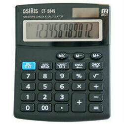kalkulators-12-cipari-melns-osiris-ct-5849-130x103x23mm