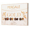 Konfekšu izlase Gold ar piena šokolādi 348g, Pergale