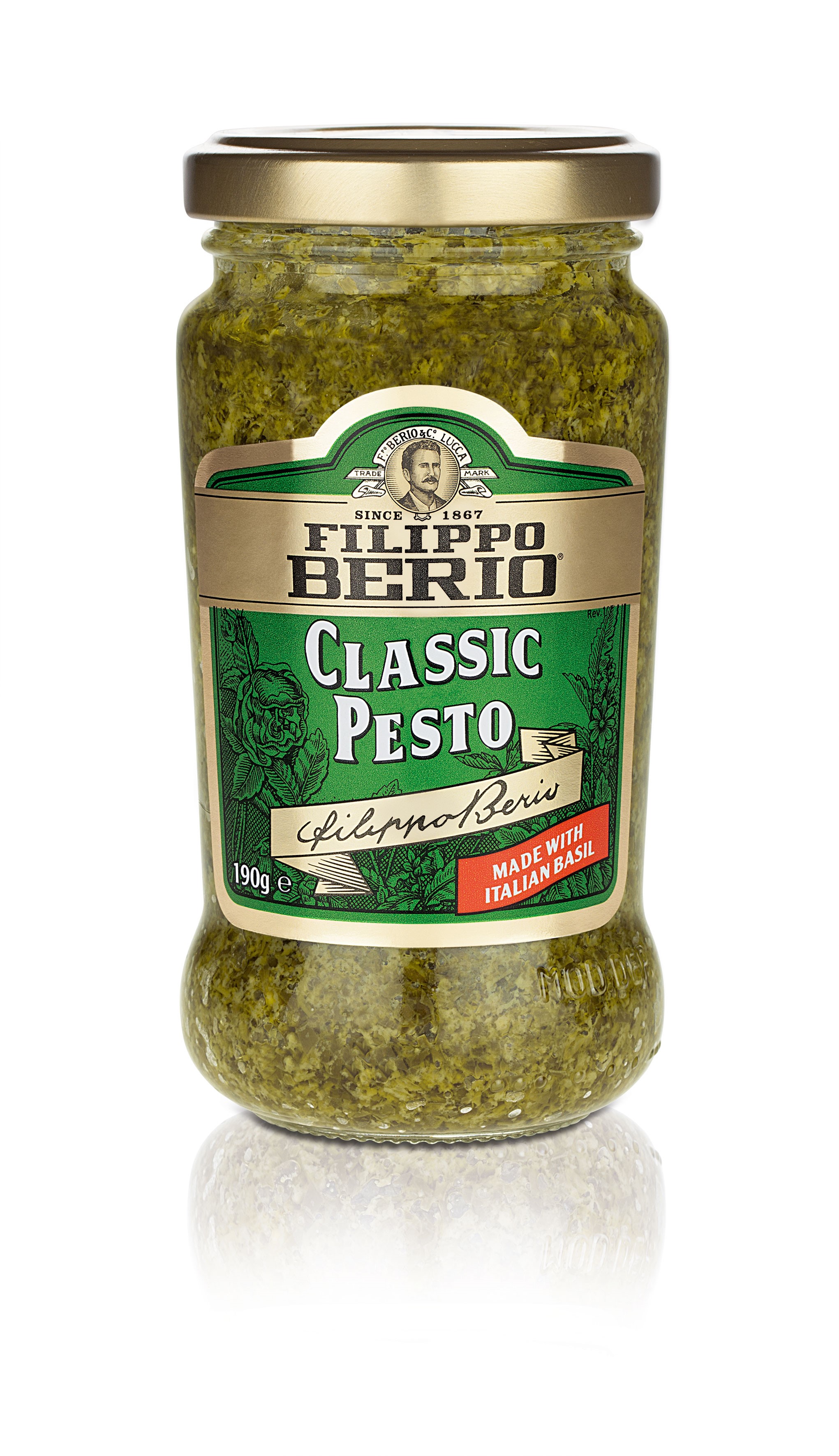 Mērce Pesto zaļais Classic 190g, Filippo Berio