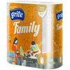 Papīra dvieļi Family 2 slāņu, 2 ruļļi, Grite