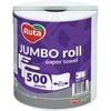 Papīra dvielis Jumbo 2 slāņu 500 loksnes 1 rullis, Ruta