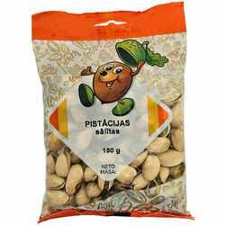 Pistācijas grauzdētas un sālītas 150g, LaTS