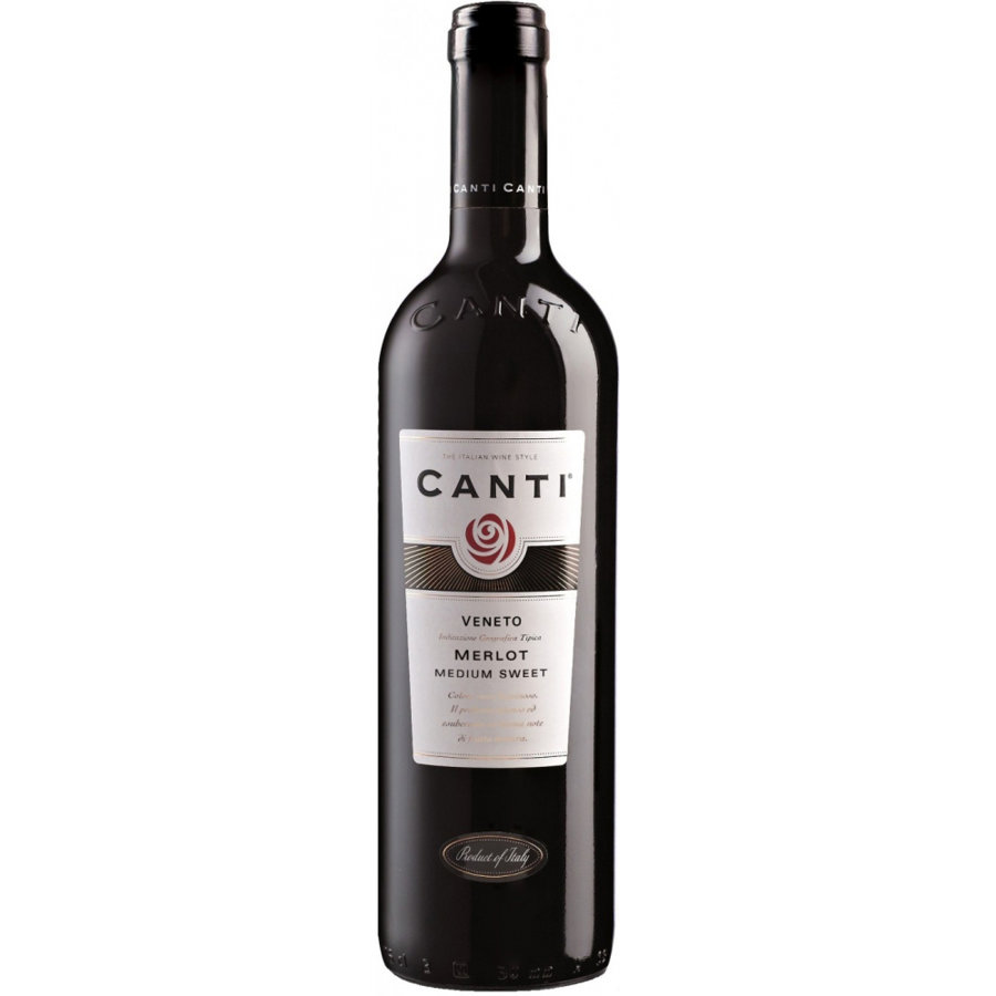 S.vīns Canti Merlot Veneto pussaldais 11.5% 0.75l