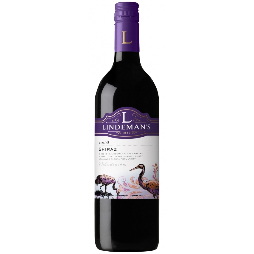 S.vīns Lindemans Bin 50 Shiraz sausais 14% 0.75l