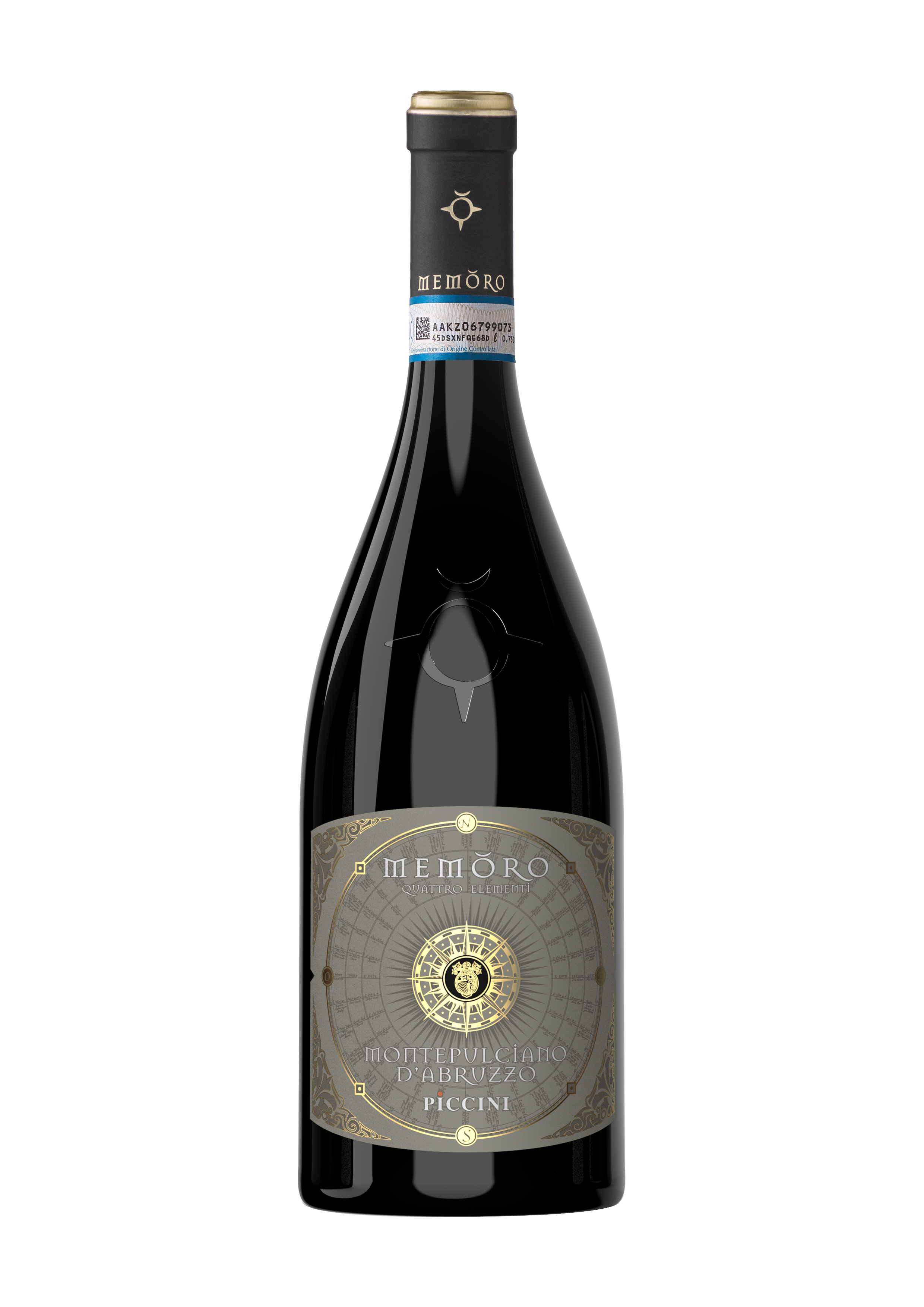 S.vīns Piccini Memoro 4 Elementi Montepulciano D'Abruzzo DOC sausais 13.5% 0.75l