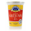 Skābais krējums 20% 400g, Smiltene