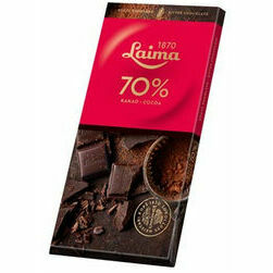 Šokolāde īpaši tumšā Lukss 70% 90g, Laima