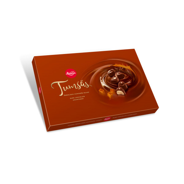 Šokolādes konfekšu asorti Tumšā 215g, Laima