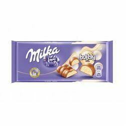 Šokolādes tāfelīte Bubbly ar baltās šok. pild. 95g, Milka