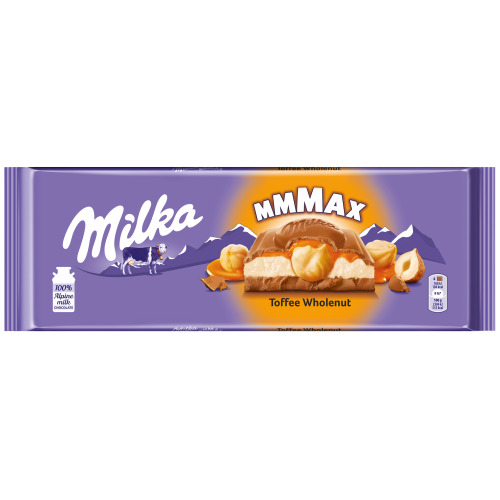 Šokolādes tāfelīte Milka Toffee whole nuts 300g
