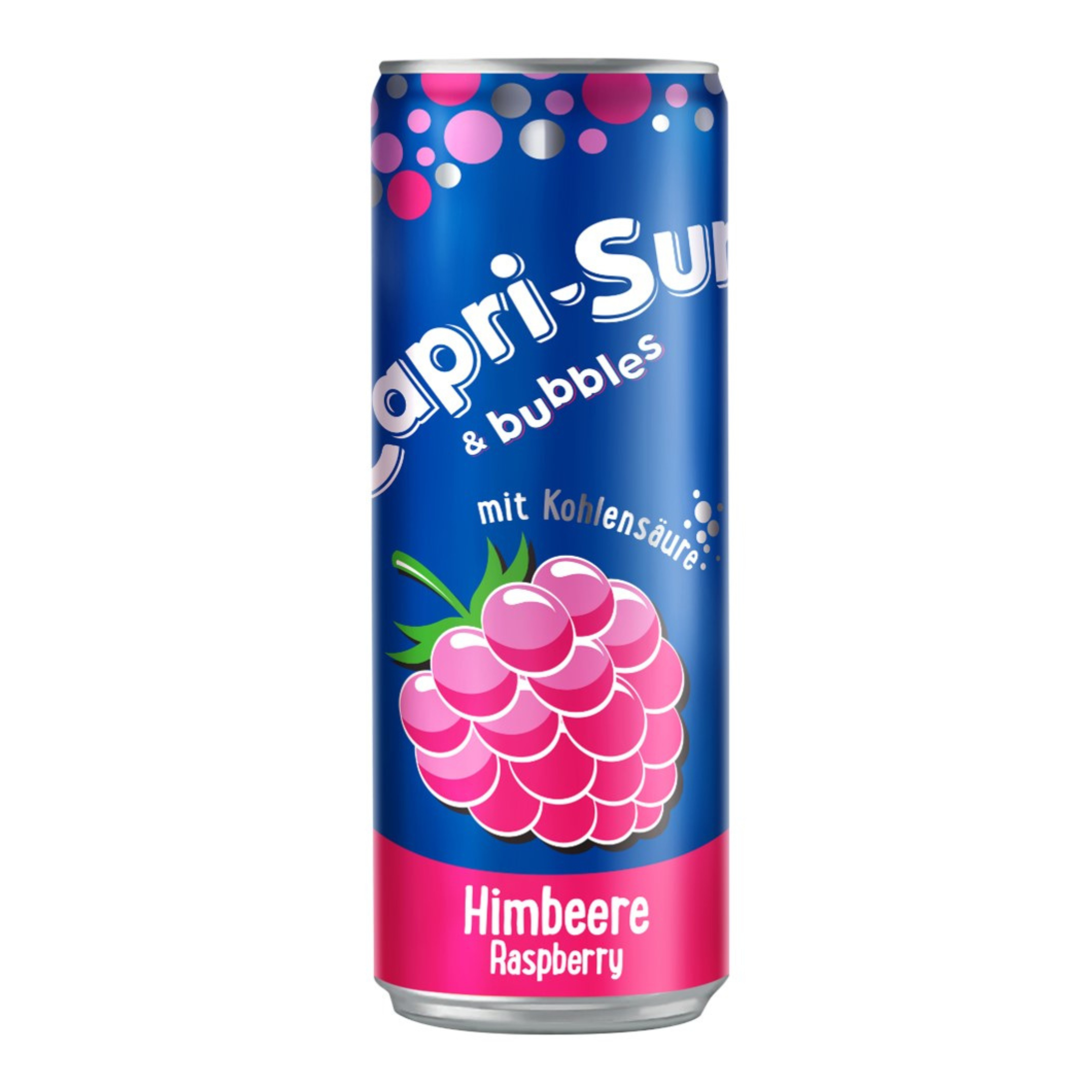 Sulas dzēriens Capri-Sun and Bubbles aveņu 330ml CAN