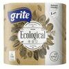 Tualetes papīrs Grite Ecological 3slāņu 4 ruļļi