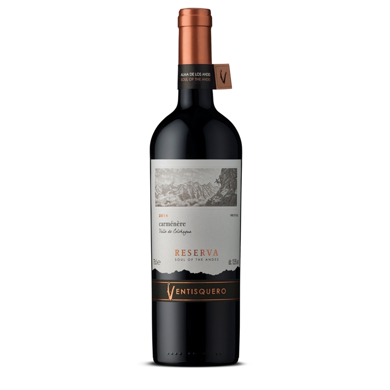 Vīns Ventisquero Res. Carmenere 14% 0.75l