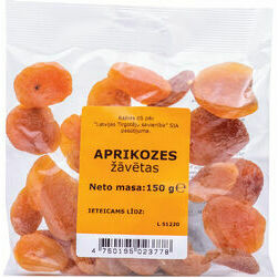 Žāvētas aprikozes 150g, LaTS