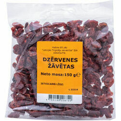 Žāvētas dzērvenes 150g, LATS