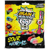 Želejkonfektes Sour Wormz 100g, Brain Blasterz
